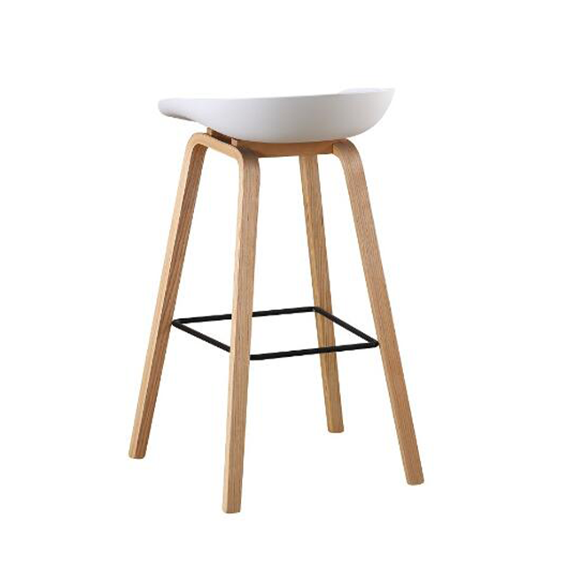 Simple Modern Design Cafe Shop PP Nordic Outdoor Plastic Luxury Bar Chairs(ZG25-033)