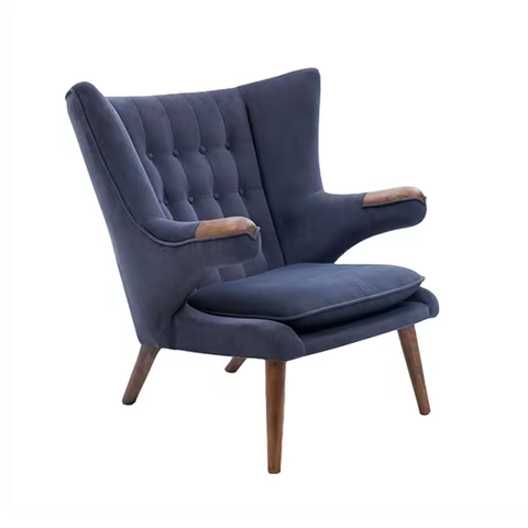 Factory Custom-made Single Seat Sofa Lazy Armchair Nordic Furniture Sofa Home Elegant Living Room Chair (ZG19-021)