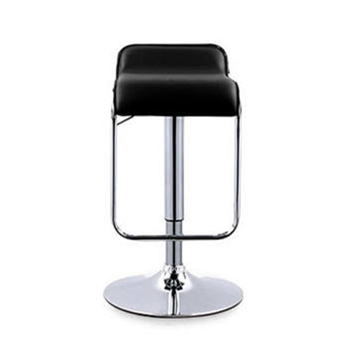 PU Leather Upholstered Counter Height Adjusted Bar Stools High Backless Chair
