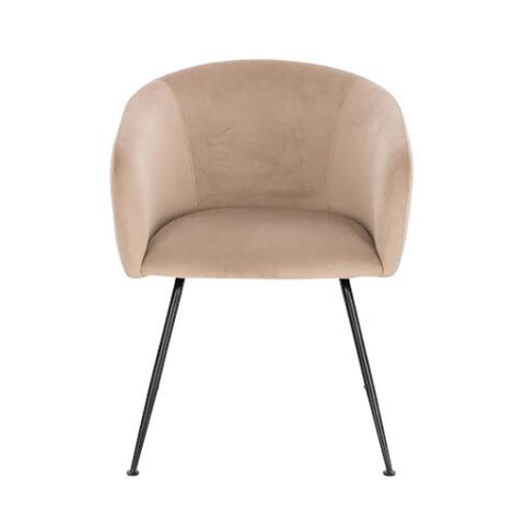 Nordic Design Living Room Metal Legs Home Furniture Soft Dining Chair(ZG23-076)