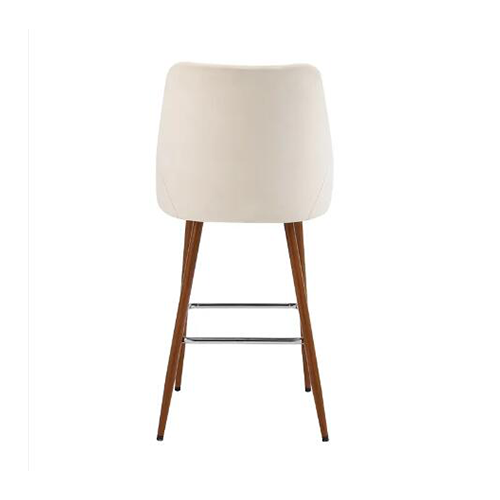 Hot Selling High Quality Modern Cafe Banquet Dining Chair Solid Wood Bar Stool Bar Chair with Armrest (ZG25-011)