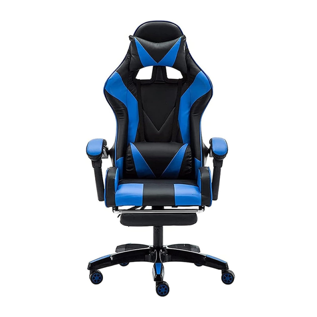 Adjustable Electric Competitive Chair Gamer Swivel Chair with Footrest, Headrest and Lumbar Cushion(ZG27-052)