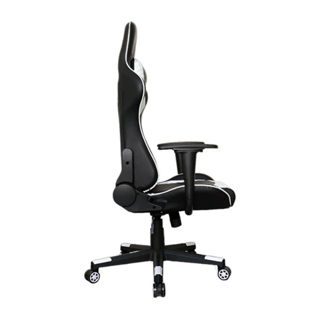 Adjustable Height Reclining Back Lumbar Cushion Gaming Chair with Leather Fabric Strong and Durable(ZG27-055)