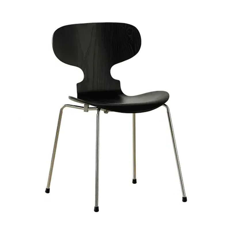 Nordic Dining Chair Home Furniture Simple Plastic Backrest Stool Designer Ant Chair Casual Creative Instagram Makeup Chair (ZG23-101)