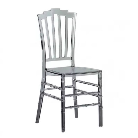 Modern Simple Design Fashion Chiavari Napoleon Chair Dining Banquets Transparent Acrylic (ZG50-017)