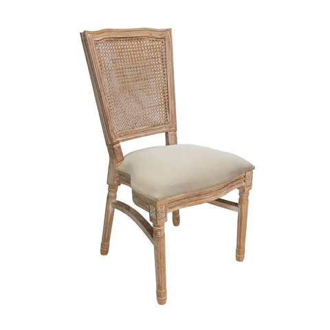 Home Furniture Modern Hot Selling Popular Manufacturer Backrest Wood Louis Dining Chair (ZG16-099)