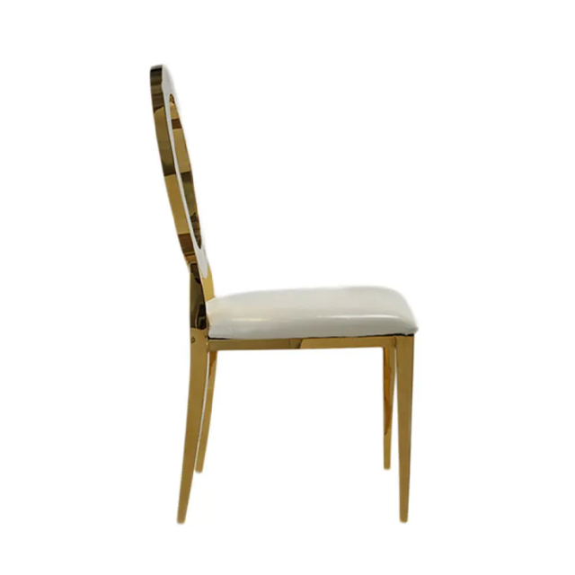 Factory Supply Simple Household Vintage Design Metal Banquet Wedding Dining Chair (ZG50-009)
