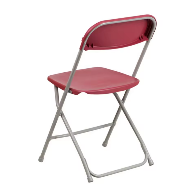 China Wholesale Modern PP Plastic Seat Metal Popular Simple Garden Folding Chair(ZG26-001)