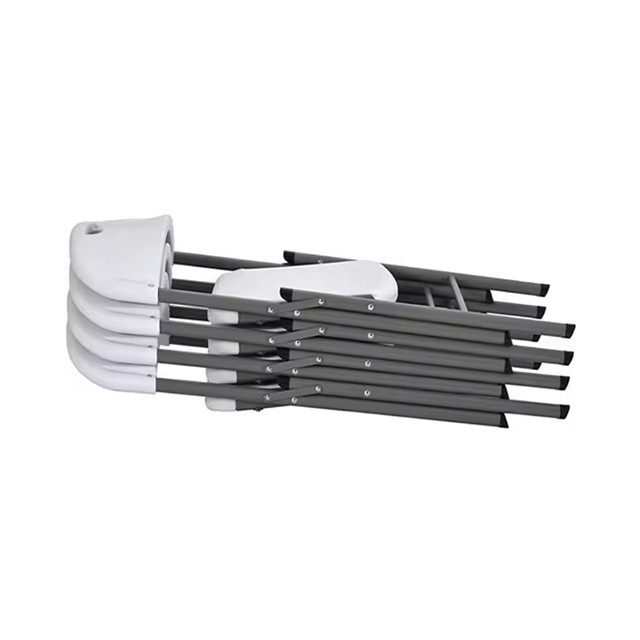 Most Popularity for Party Metal Frame White Outdoor Furniture Portable Modern Garden Plastic Folding Chair(ZG26-015)