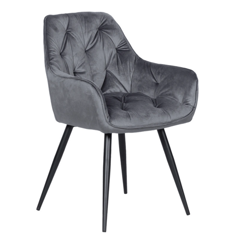 Velvet Fabric Upholstered Restaurant Dining Chair for Home Living Room Hotel(ZG23-032)