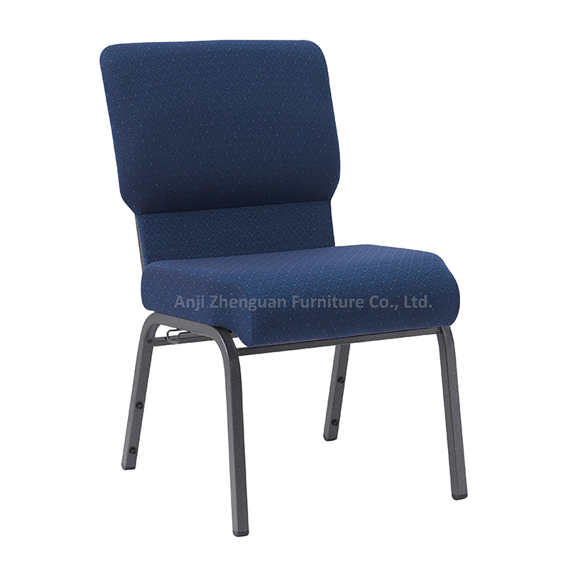 Furniture upholstered church chair Stacked church chair diamond fabric (ZG13-001)