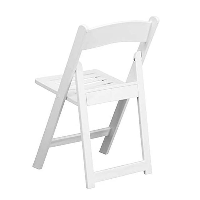 Wholesale Modern Plastic Garden Chairs White Foldable Chairs for Garden Events Lightweight Folding Camping Chair (ZG26-009)