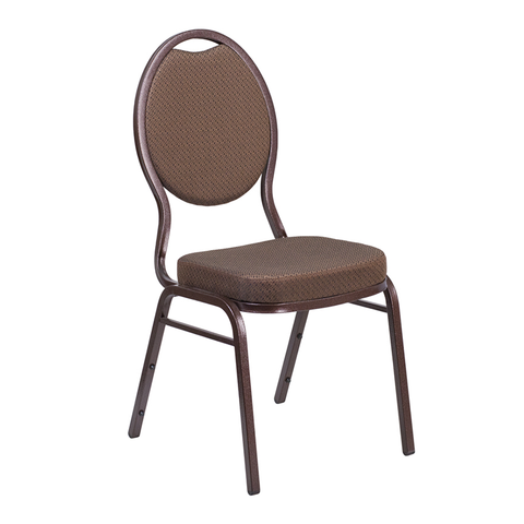 Manufacturer Hot Selling Antique Color Modern Stackable Banquet Dining Metal Chair (ZG10-005)