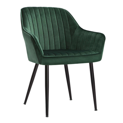 Wholesale Cheap Modern Fabric Restaurant Home Hotel Furniture Metal Dining Leisure Chair with Armrest (ZG23-033)