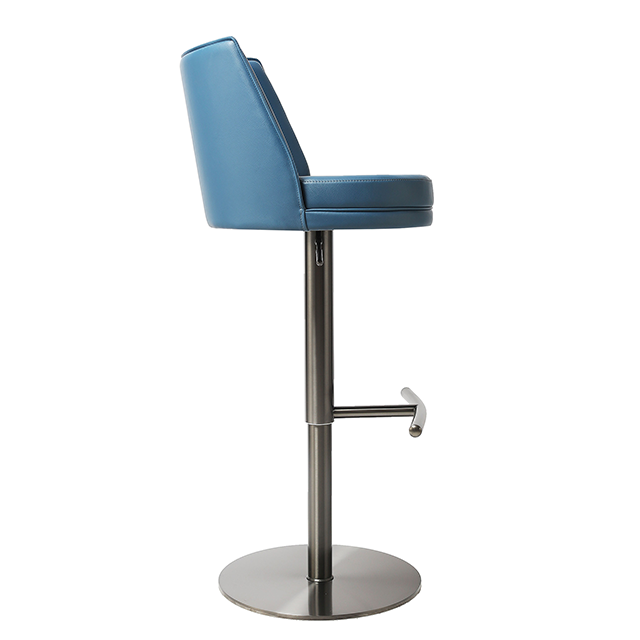 Home & Kitchen Adjustable Height Counter Chair 360 Rotation Stainless Steel Stool ZG18-051