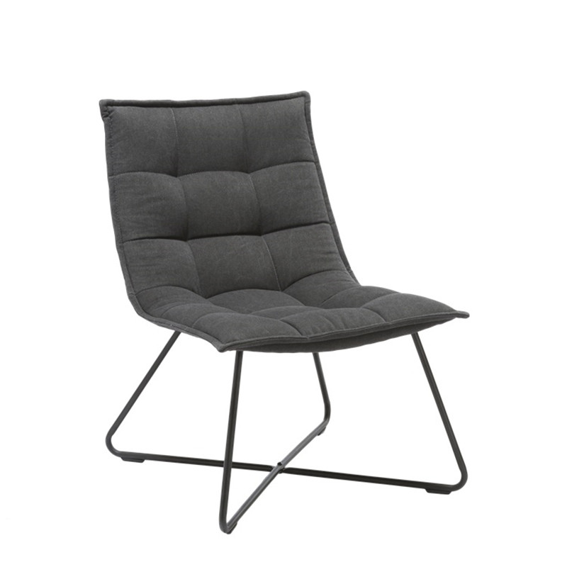 Factory Directly Wholesale Accent Metal Simple Household Leisure Chair with Armrest (ZG20-029)