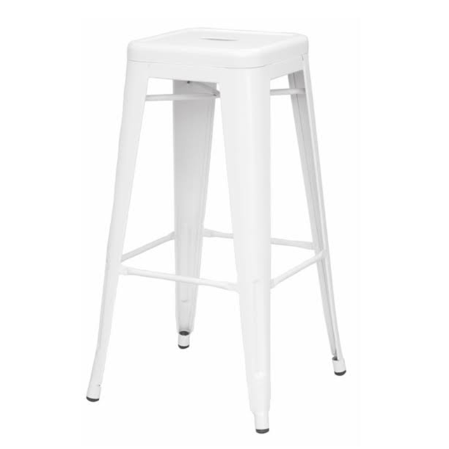 Industrial Furniture Stackable Armless Restaurant Chair Metal Restaurant Bar Stools ZG21-028