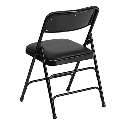 Manufactures Cheap Price Space Saving Padded Metal Tube Garden Party Folding Chair (ZG26-010)