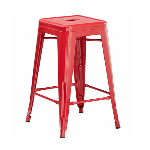 26 Inch Modern Metal Restaurant Cafe Home Dining Chair Bar Stool (ZG21-029)