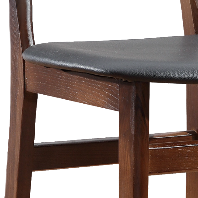 Hot Selling High Quality Modern Cafe Banquet Dining Chair Solid Wooden Stool Classic Bar Chair (ZG25-009)