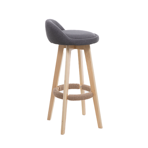 Hot Selling Modern Coffee Restaurant Dining Bar Durable Wood Bar Chair (ZG25-021)