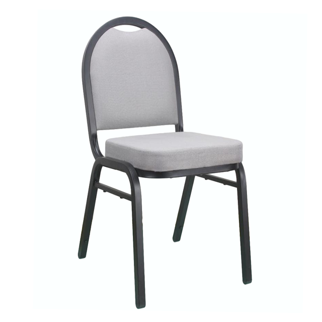 China Factory Supply Modern Simple Household Stackable Bistro Metal Dining Banquet Chair (ZG50-007)
