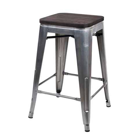 Modern Metal Restaurant Cafe Home Dining Chair Bar Stool Bar Chair (ZG21-063)