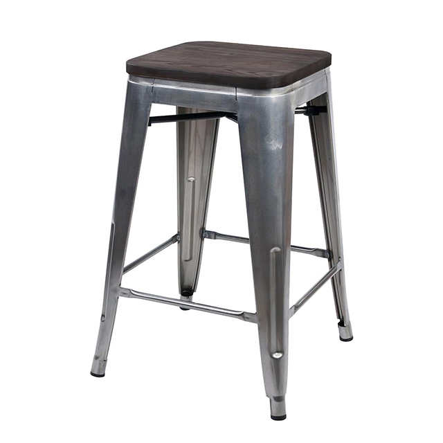 Modern Metal Restaurant Cafe Home Dining Chair Bar Stool Bar Chair (ZG21-063)