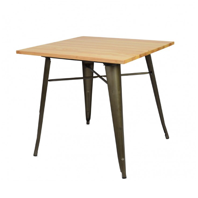 Metal Restaurant Hotel Cafe Modern Garden Furniture Dining Table (ZG23-020)