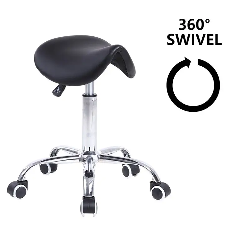 Ergonomic Modern Saddle Seat Swivel Pu Leather Massage Stool Chair(ZG29-002)