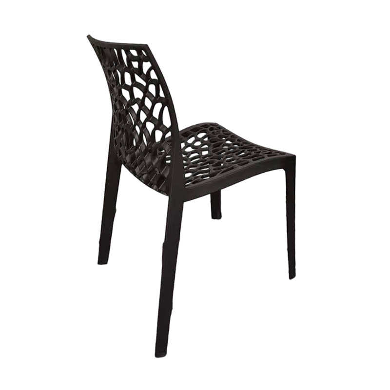 Wholesale Durable Armless Pure Plastic Lightweight Stackable Dining Chair for Home Restaurant Cafe Hotel Outdoor Events(ZG50-037)
