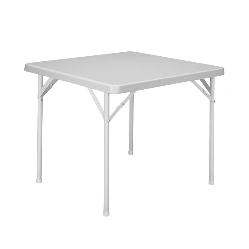 Factory Direct Wholesale Folding Side Plastic Table Modern Design for Outdoor Dining Furniture Height Adjustable Table