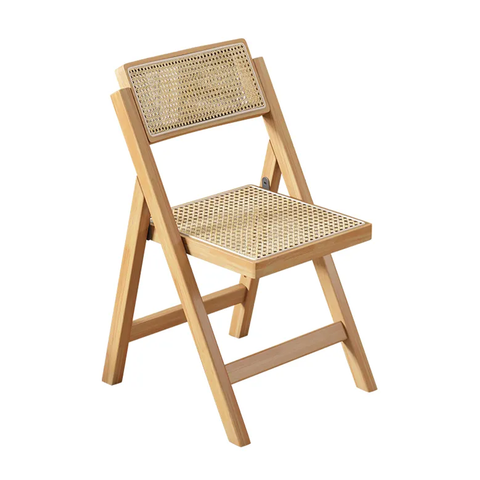 Comfortable Modern Accent Faux Leather Thick Foam Padded Black Folding Chair (ZG26-022)