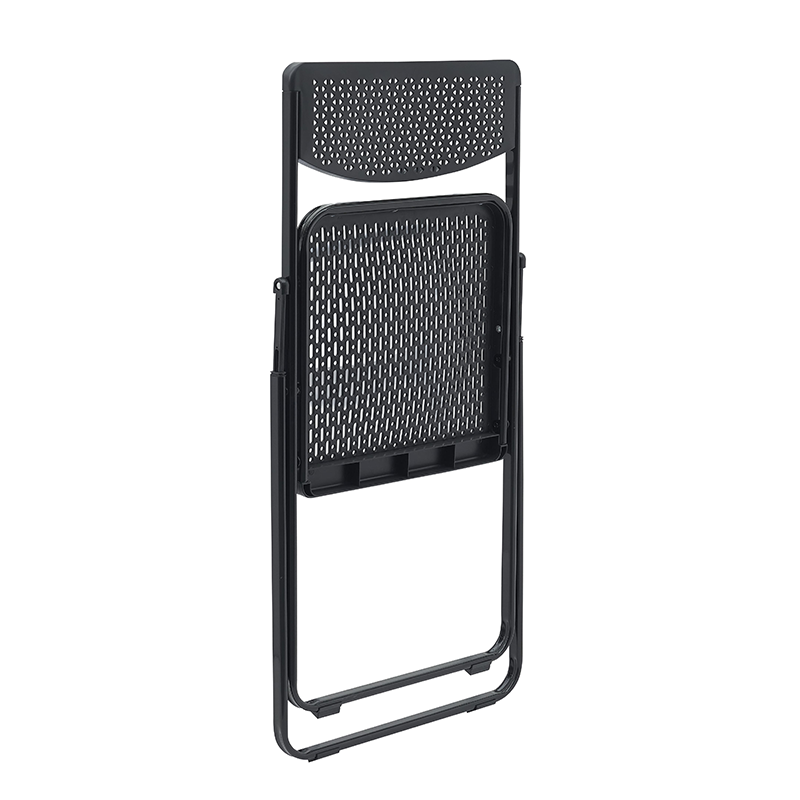 New Black Folding Chair Space-saving and lightweight for easy portability One-year warranty with worry-free after-sales service(ZG26-019)