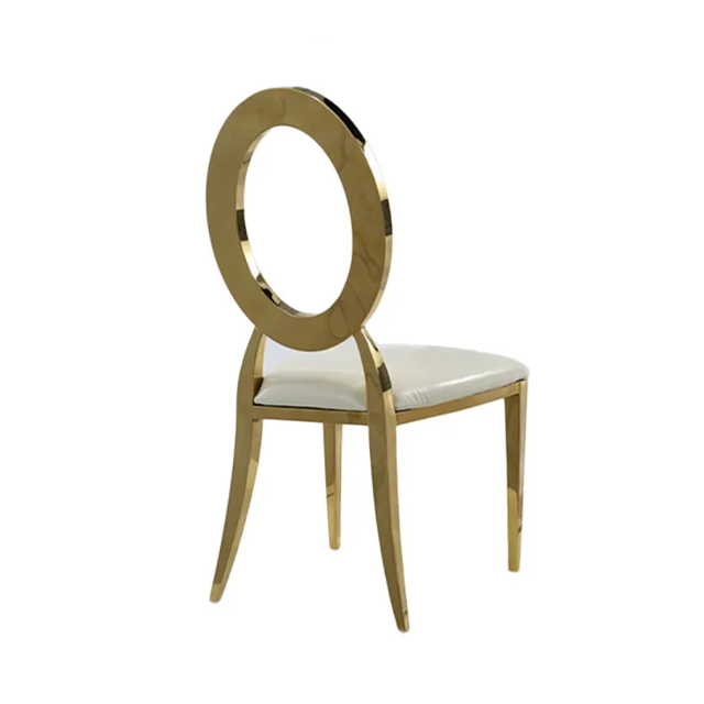 Factory Supply Simple Household Vintage Design Metal Banquet Wedding Dining Chair (ZG50-009)