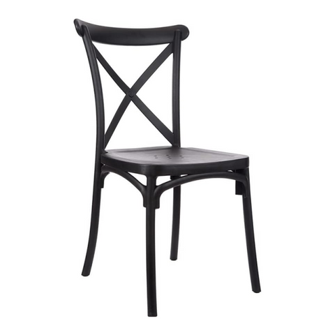 Wholesale Modern Stackable Cross Back Plastic Banquet Chair for Wedding Event Party (ZG50-010)