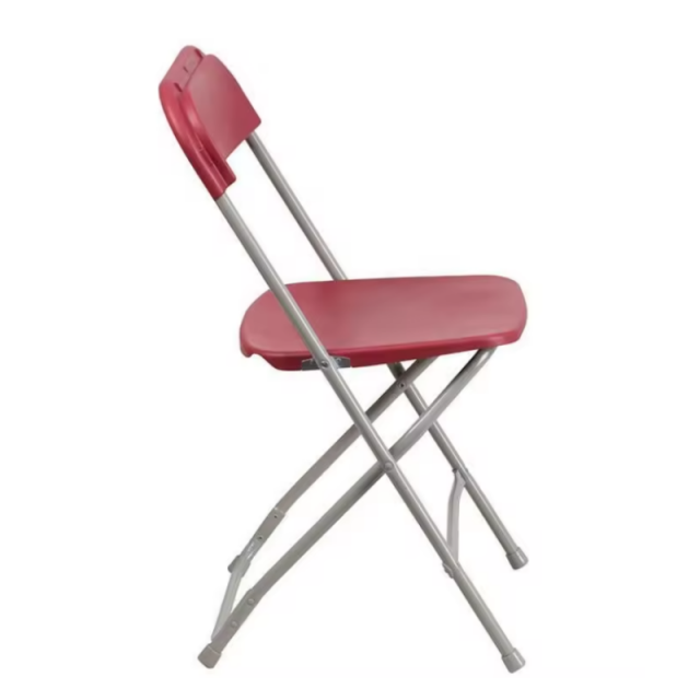 China Wholesale Modern PP Plastic Seat Metal Popular Simple Garden Folding Chair(ZG26-001)
