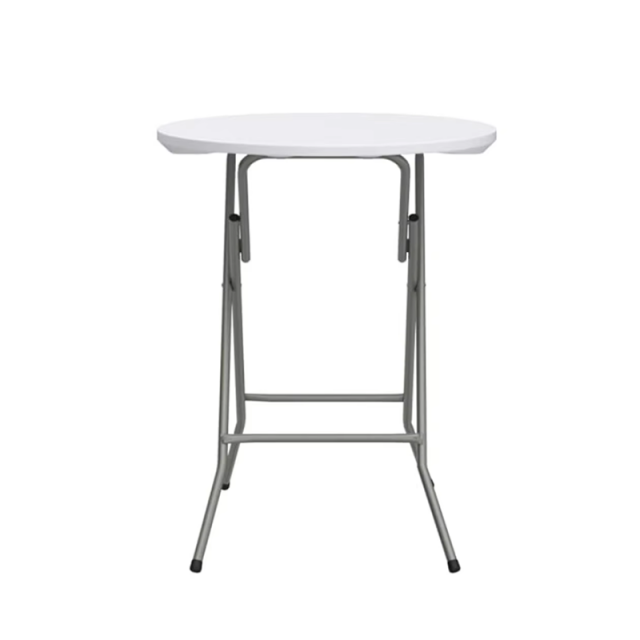 Hot Sale Durable 24'' Folding Plastic Round Table for Outdoor Events Party Restaurant Bar