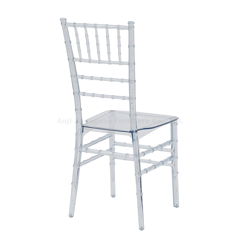 Hot Sale Banquet Clear Plastic Resin Transparent Event Dining Plastic Chairs for Wedding (ZG50-001)