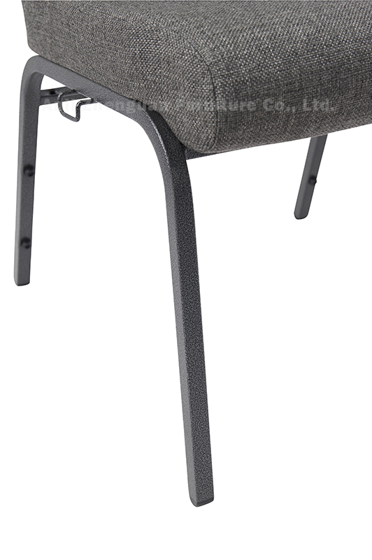 High Quality Cheap 18.50 Inch Wide Fabric Metal Auditorium Chairs Church Worship Chair Stackable (ZG13-002)