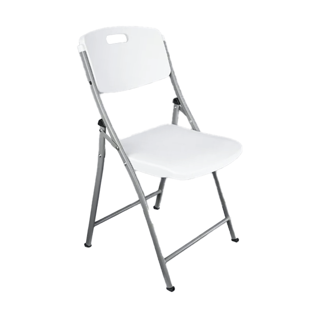 Hot Sale Popular Plastic Folding Chair Outdoor White Easy Carry Camping Chair(ZG26-017)