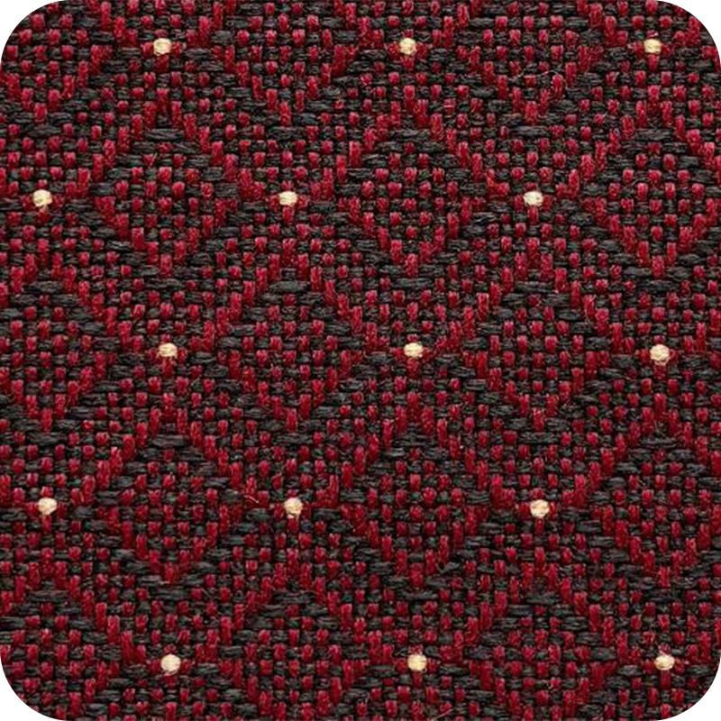 Red Series Fabric Color Swatches for Banquet and Church Chairs