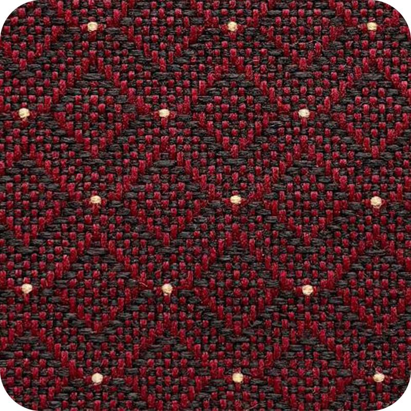 Red Series Fabric Color Swatches for Banquet and Church Chairs