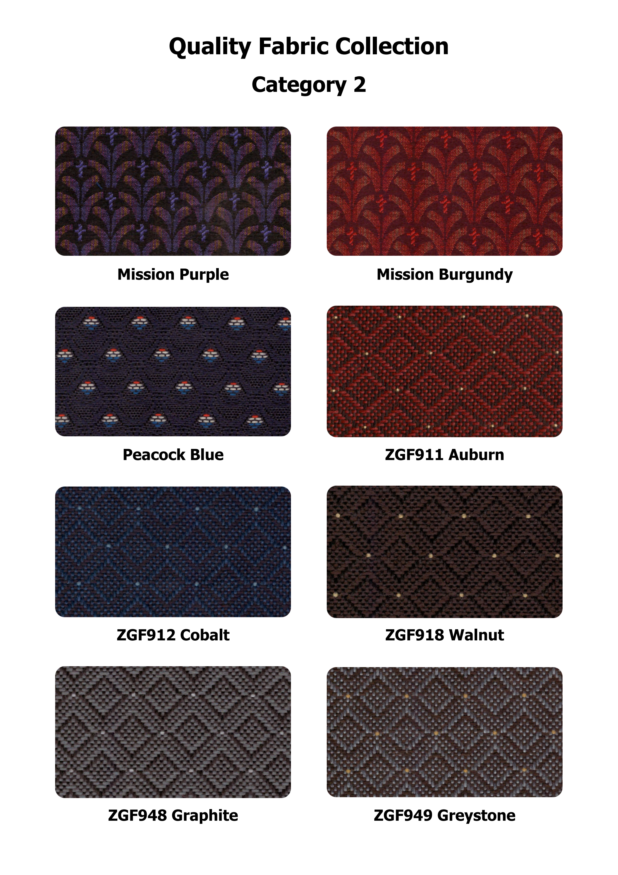 2 Quality Fabric Collection Category