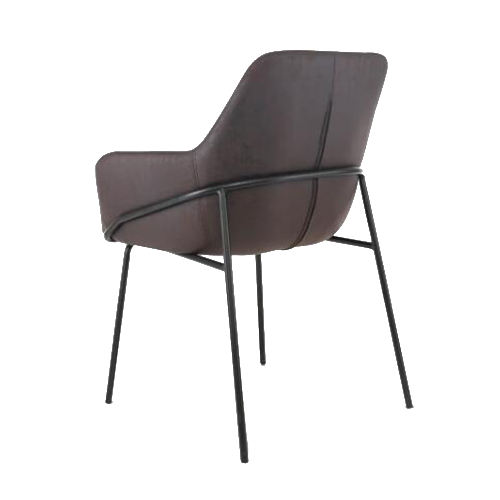 Contemporary Light Gray Fabric Comfortable Modern Velvet Fabric Dining Chair(ZG23-078)