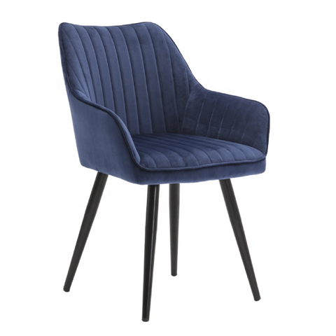 Wholesale Cheap Modern Fabric Restaurant Home Hotel Furniture Metal Dining Leisure Chair with Armrest (ZG23-033)