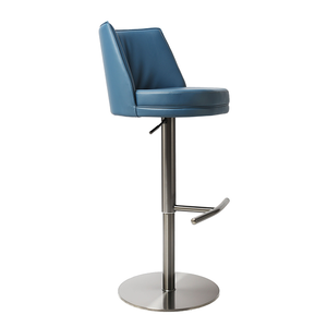 Home & Kitchen Adjustable Height Counter Chair 360 Rotation Stainless Steel Stool ZG18-051