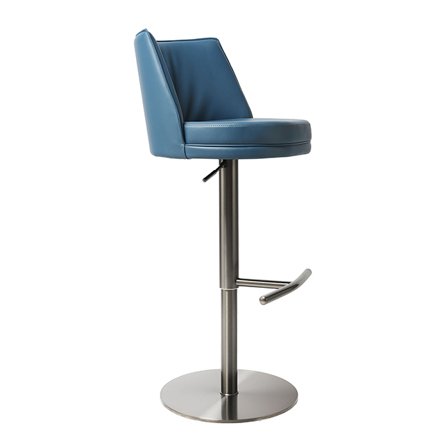 Home & Kitchen Adjustable Height Counter Chair 360 Rotation Stainless Steel Stool ZG18-051