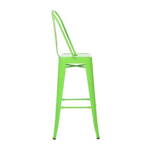 Restaurant Chair Modern Steel Frame High Back Bar Chairs Metal Tolix Industrial Bistro Dining Chair (ZG21-039)