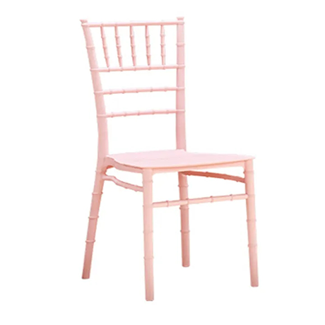 High Quality Cheap Rental Stackable Lightweight Chiavari PP Plastic Portable Dining Wedding Banquet Chair (ZG50-028)